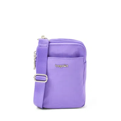 Baggallini Modern Take Two Rfid Crossbody In Purple