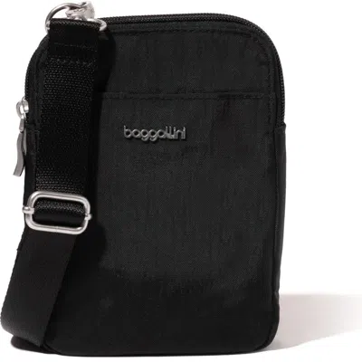 Baggallini Modern Take Two Rfid Crossbody Bag In Black