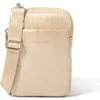 Baggallini Modern Take Two Rfid Crossbody Bag In Champagne Puff