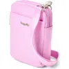 Baggallini Modern Take Two Rfid Crossbody Bag In Hibiscus Pink