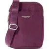 Baggallini Modern Take Two Rfid Crossbody Bag In Mulberry
