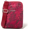 Baggallini Modern Take Two Rfid Crossbody Bag In Red Divine Rose