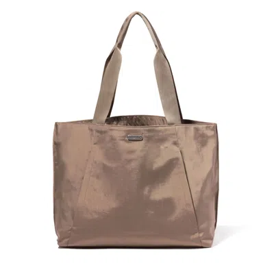 Baggallini Multi Compartment Tote In Brown