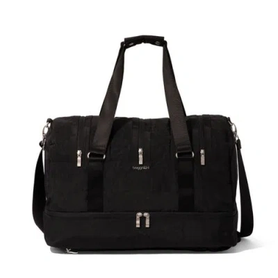 Baggallini Multizip Convertible Duffel In Black