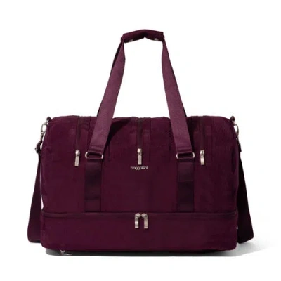 Baggallini Multizip Convertible Duffel In Mulberry