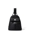 Baggallini Naples Convertible Backpack In Black Quilt