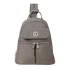 Baggallini Naples Convertible Backpack In Sterling Shimmer