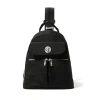Baggallini Naples Convertible Backpack In Black Cheetah Emboss