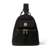 Baggallini Naples Convertible Backpack In Black With Gold Hardware