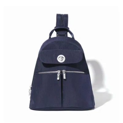 Baggallini Naples Convertible Sling Backpack In French Navy