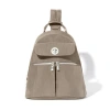Baggallini Naples Convertible Sling Backpack In Sterling Shimmer
