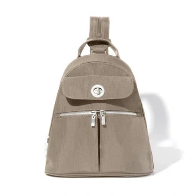 Baggallini Naples Convertible Sling Backpack In Sterling Shimmer