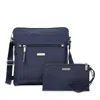 Baggallini New Classic Go Bag With Rfid Phone Wristlet In French Navy