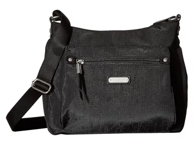 Baggallini New Classic Uptown Bagg With Rfid Phone Wristlet Handbags Black: One Size