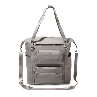 Baggallini Nolita Convertible Backpack In Steel Grey Twill