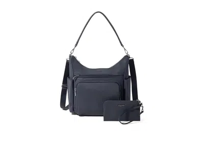 Baggallini Nolita Convertible Hobo Cross Body Handbags French Navy Twill: One Size In Black