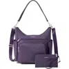 Baggallini Nolita Convertible Hobo In Purple