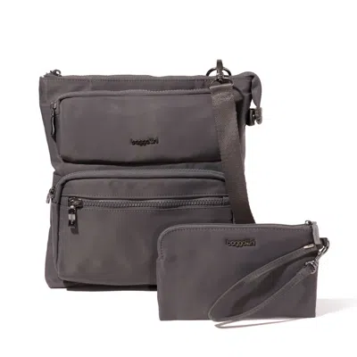 Baggallini Nolita Crossbody In Gray