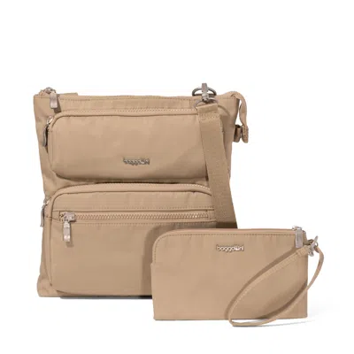 Baggallini Nolita Crossbody In Nude