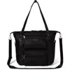 Baggallini Nolita Small Convertible Backpack In Black Twill