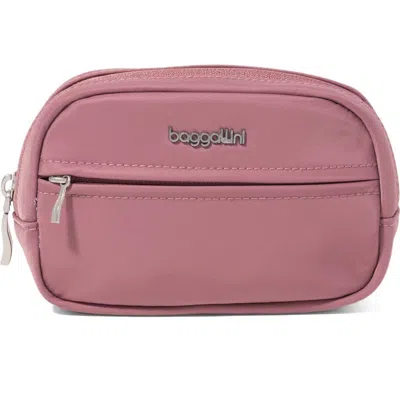 Baggallini Nomad Cosmetic Pouch In Pink