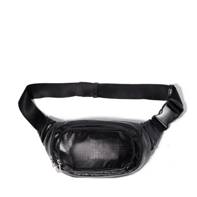 Baggallini On The Go Belt Bag Waist Pack In Black Gloss Ripstop