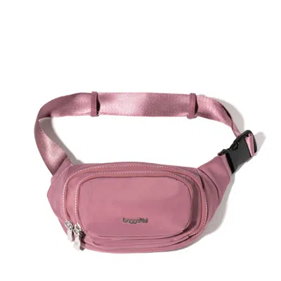Baggallini On The Go Belt Bag Waist Pack In Pink