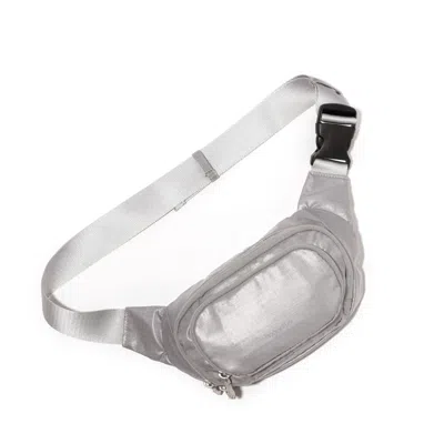Baggallini On The Go Belt Bag Waist Pack In Silver