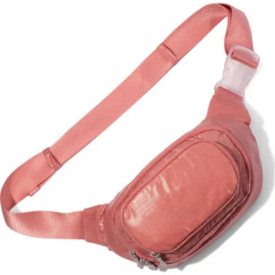 Baggallini On The Go Belt Bag Waist Pack In Terracotta Gloss Ripstop