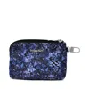 Baggallini On The Go Daily Rfid Pouch In Indigo Petal