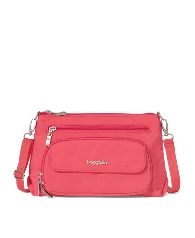 Baggallini Original Everyday Crossbody Bag In Flamingo