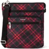 Baggallini Out And About Crossbody Bag In Crimson Tartan
