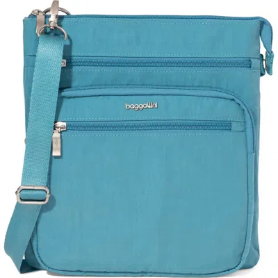 Baggallini Out And About Crossbody Bag In Seaside Blue