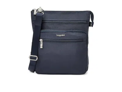 Baggallini Out And About Crossbody Cross Body Handbags French Navy: One Size In Blue