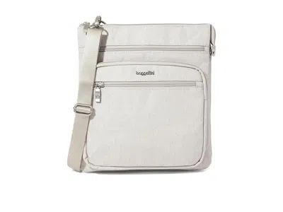 Baggallini Out And About Crossbody Cross Body Handbags Vanilla Heritage: One Size In White