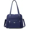 Baggallini Overnight Expandable Laptop Tote Bag With Rfid Wristlet In Navy