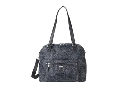 Baggallini Overnight Expandable Laptop Tote With Rfid Phone Wristlet Tote Handbags Midnight Blossom: One Size In Multi