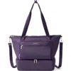 Baggallini Park Ave Overnight Tote In Purple