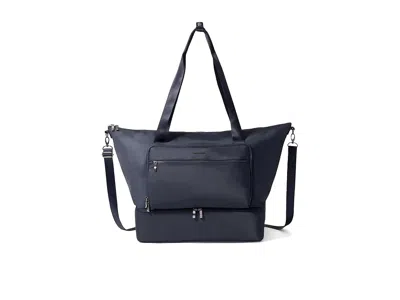 Baggallini Park Ave Weekender Tote Handbags French Navy Twill: One Size In Black