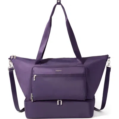 Baggallini Park Ave Weekender Tote In Purple