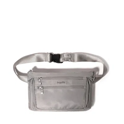 Baggallini Pocket Belt Bag Waist Pack And Crossbody In Neutral