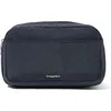 Baggallini Pocket Cosmetic Bag With Brush Organization In Blue