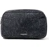 Baggallini Pocket Cosmetic Bag With Brush Organization In Purple