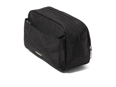 Baggallini Pocket Cosmetic With Brush Organization Luggage Black Cheetah Emboss: One Size