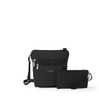 Baggallini Pocket Crossbody With Rfid In Black