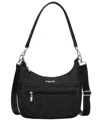 Baggallini Pocket Half Moon Bag In Black