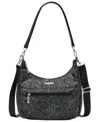 Baggallini Pocket Half Moon Bag In Black