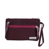 Baggallini Women's Rfid Currency Organizer In Mulberry