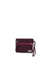 Baggallini Rfid Currency Organizer Wallet Wristlet In Red