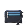 Baggallini Rfid Currency Organizer Wristlet In Blue